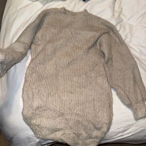 HYFVE Soft Beige Crew Neck Sweater